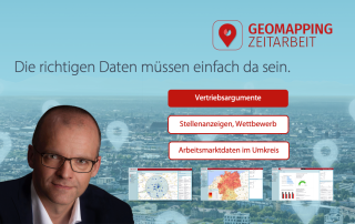 GeoMapping zeigt Stellenanzeigen + Arbeitsmarktdaten